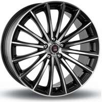 24h du mans Gp1 Black Polished 6.5x15 4/100 ET35 N67.1