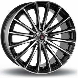 24h du mans Gp1 Black Polished 6.5x15 4/108 ET25 N65.1