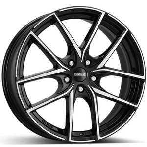 Dezent To Black Polished 7.5x17 5/112 ET51 N57.1