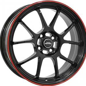 Inter action Phoenix Black 6.5x15 4/108 ET25 N65.1