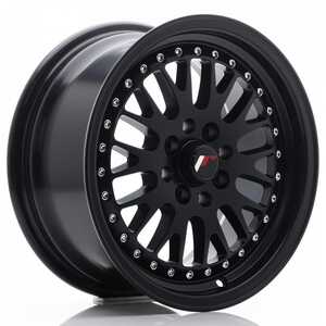 Japan racing Jr10 Matt Black 7x15 4/100 ET30 N74.1