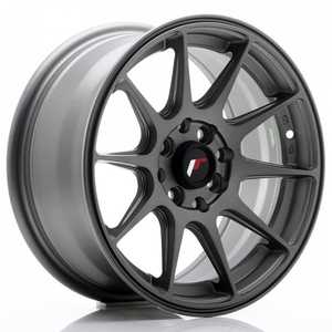 Japan racing Jr11 Matt Gun Metal 8.25x17 4/100 ET25 N73.1