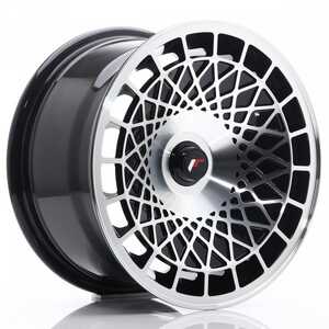 Japan racing Jr14 Black Machined Face 8x15 4/100 ET20 N74.1