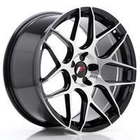 Japan racing Jr18 Gloss Black Machined Face 8.5x18 5/100 ET35 N74.1