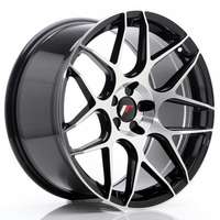 Japan racing Jr18 Gloss Black Machined Face 8.5x18 5/112 ET40 N74.1