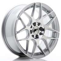 Japan racing Jr18 Silver Machined Face 7x17 5/100 ET40 N73.1