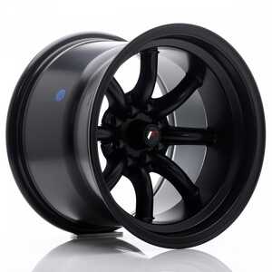 Japan racing Jr19 Matt Black 8x15 4/100 ET0 N73.1