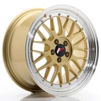 Japan racing Jr23 Gold Machined Lip 8.5x18 5/112 ET45 N74.1