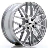 Japan racing Jr28 Silver Machined Face 8.5x18 5/120 ET40 N72.6