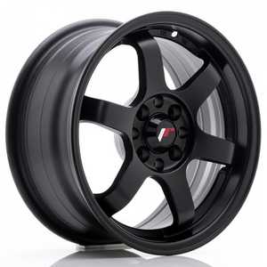 Japan racing Jr3 Matt Black 7x17 4/100 ET25 N73.1