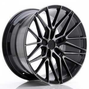 Japan racing Jr38 Black Machined Face Brushed 8.5x19 5/112 ET45 N66.6