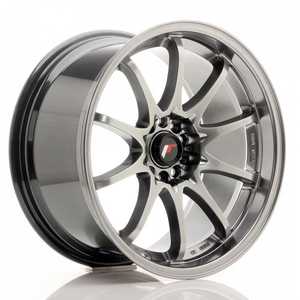 Japan racing Jr5 Hyper Black 9.5x18 5/100 ET38 N74.1