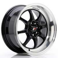 Japan racing Tf2 Shiny Black 7.5x15 4/100 ET10 N73.1