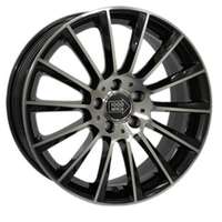 Mille Miglia Mm047 Gloss Black Polished Lip 8x18 5/112 ET35 N66.6