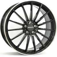 Monaco Mc1 Gloss Black Polished Lip 8.5x20 5/112 ET45 N66.5