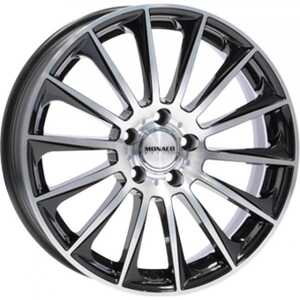 Monaco Mc9 Gloss Black Polished 8x18 5/112 ET45 N66.6