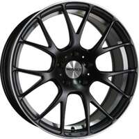 Monaco Mirabeau Matt Black Polished 8.5x19 5/112 ET45 N73.1