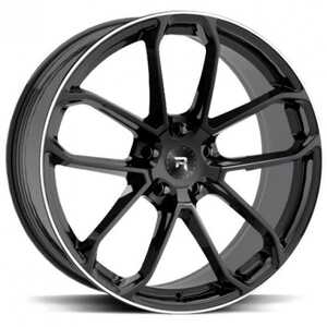 R-series R14 Black Polish 9.5x21 5/112 ET31 N66.6