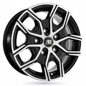 Racer Carver Shiny Black Machined Face 7.5x17 5/112 ET44 N66.5