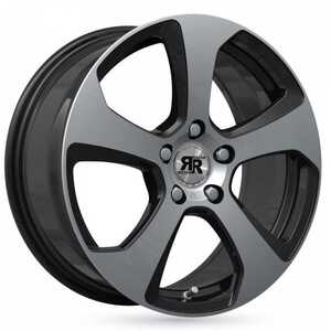 Racer Five Bright Black Machined Face 7.5x17 5/108 ET35 N65.1