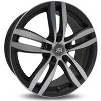 Racer Target Black Machined Face 6.5x16 5/108 ET50 N63.4