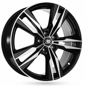 Racer Volt Shiny Black Machined Face 7x17 5/112 ET45 N57.1