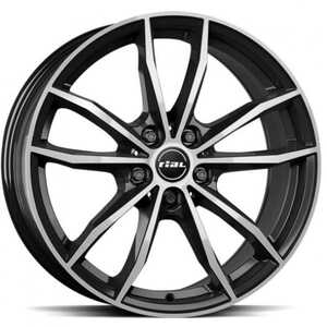 Rial X12 Diamond Black Polish 7.5x18 5/112 ET51 N66.5